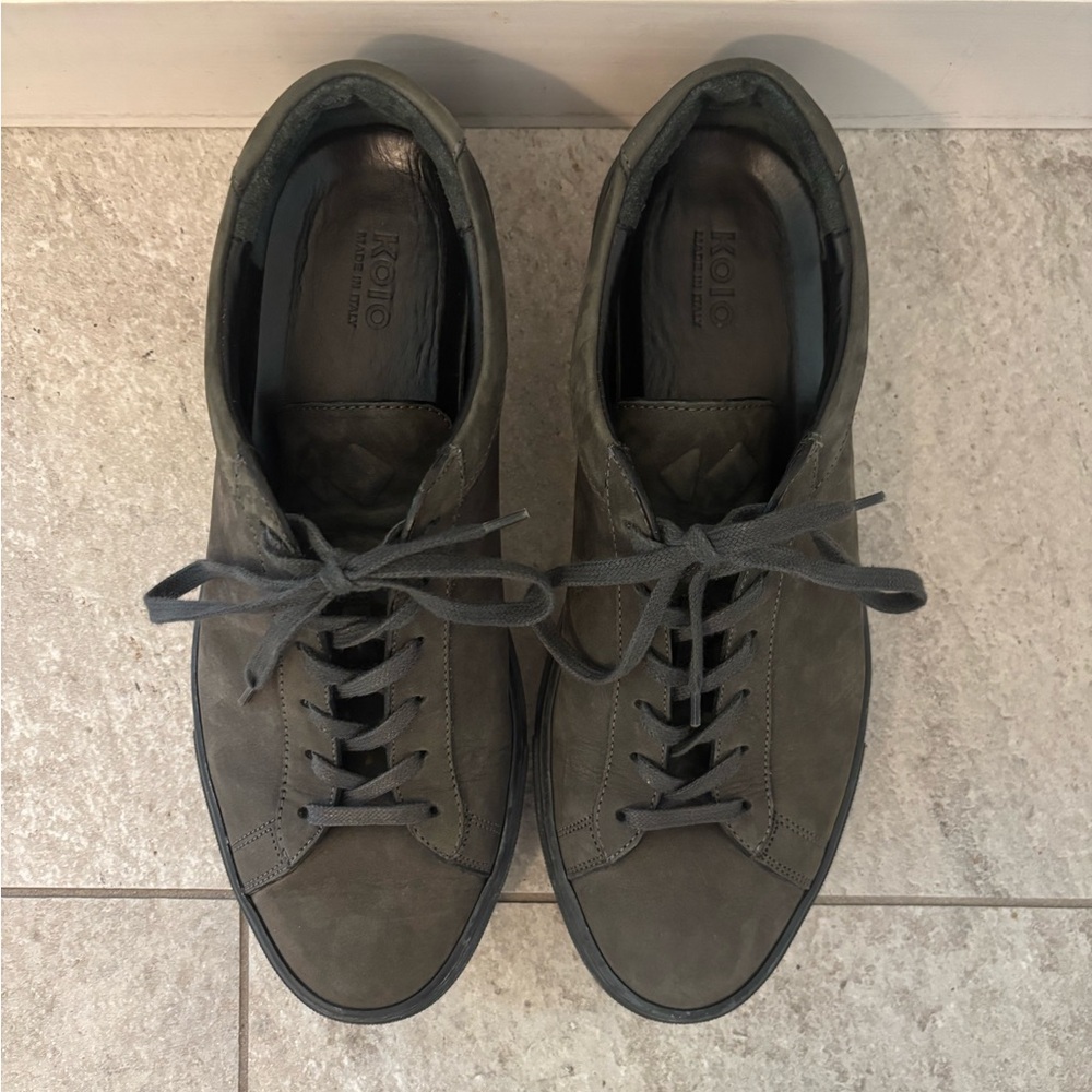 KOIO Capri in grey suede leather (Size EU 42 = US Men’s 9)